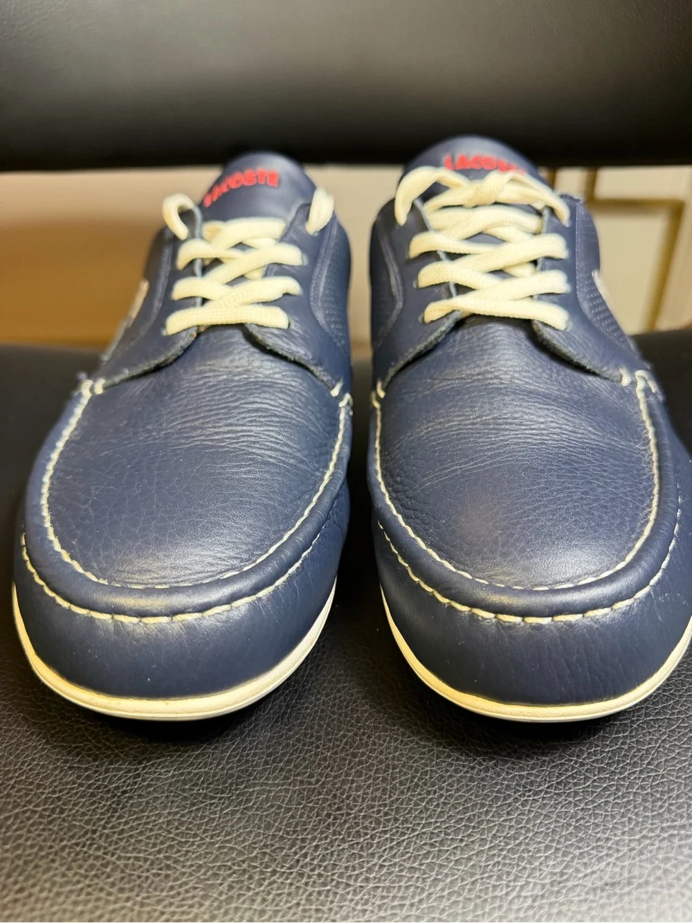 Lacoste Dreyfus SPM LTH Men's Shoes Dark Blue/White Sz 10